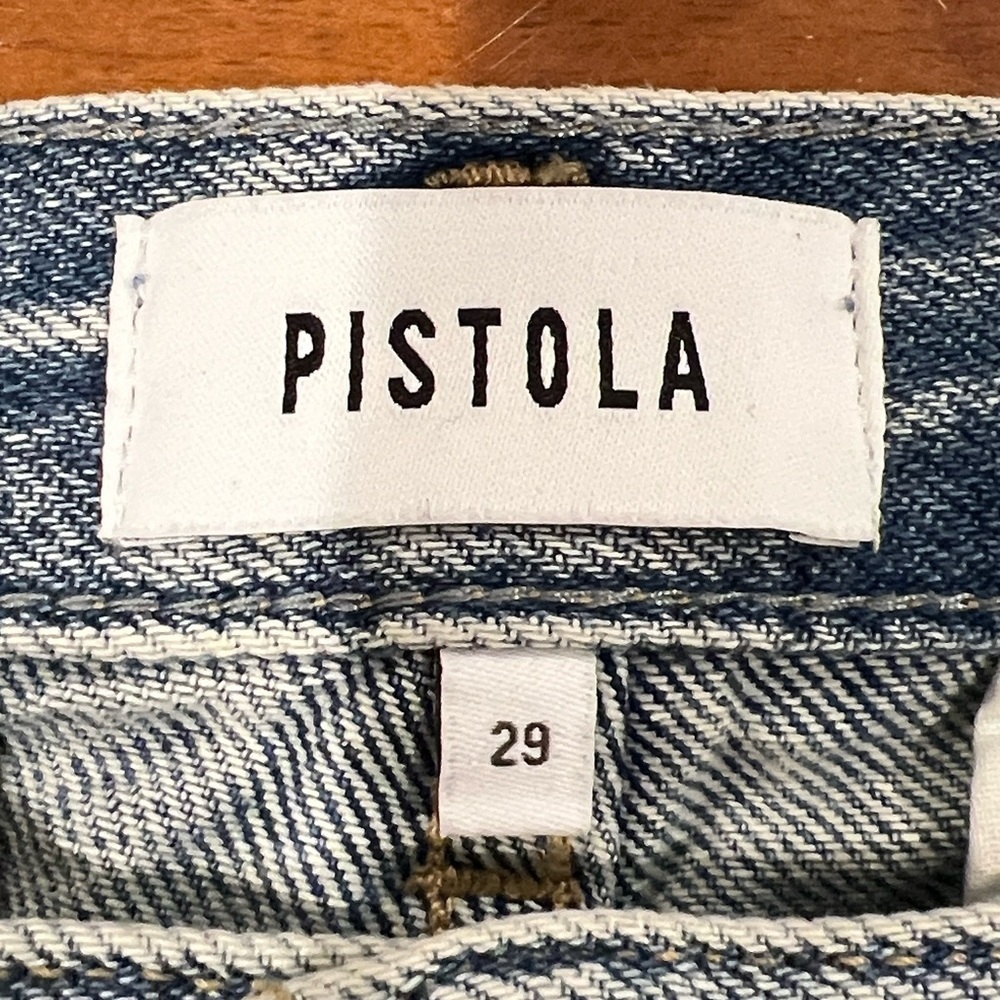 Pistola Bobbie cargo midrise loose straight denim jeans size 29 - Picture 7 of 9